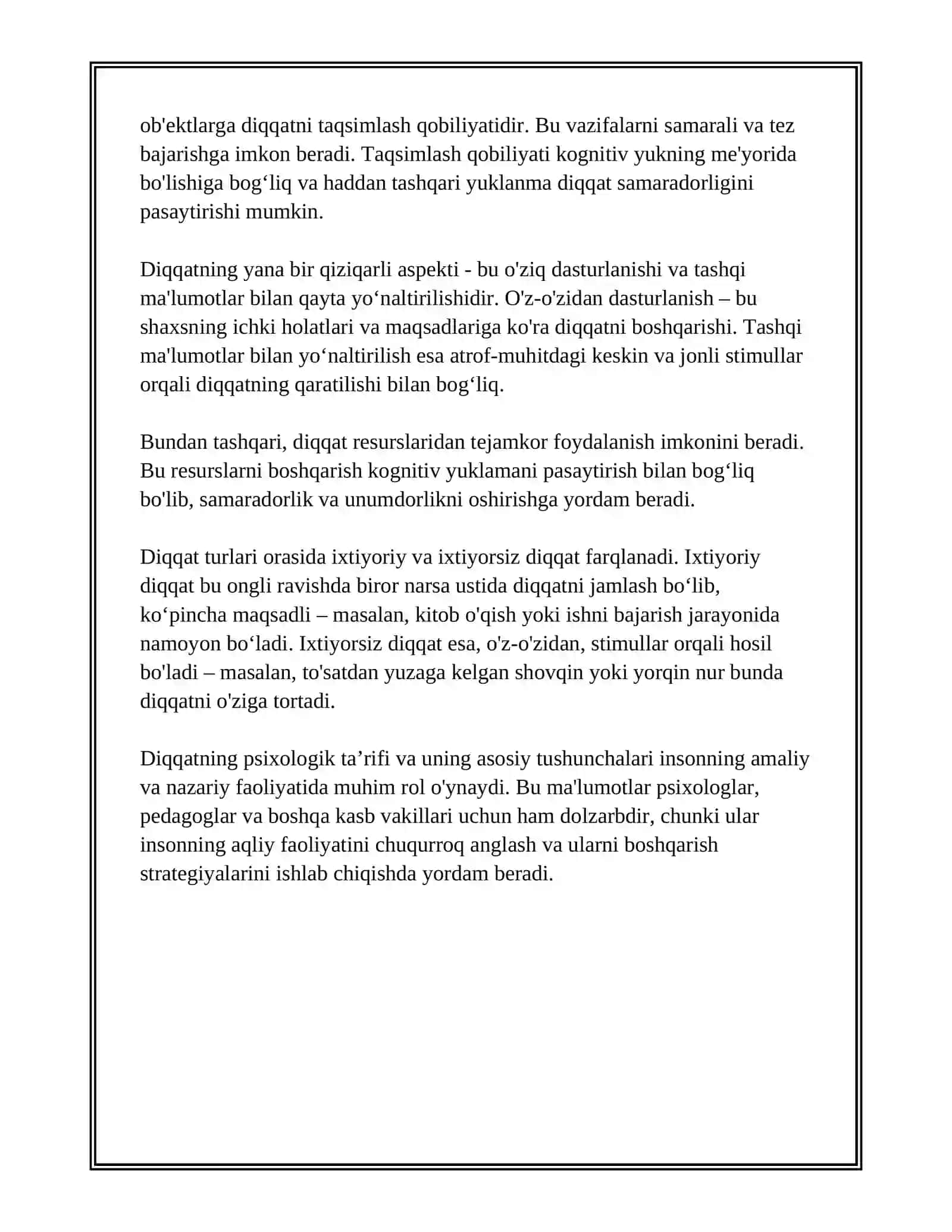 DIQQAT HAQIDA PSIXOLOGIK NAZARIYA 4