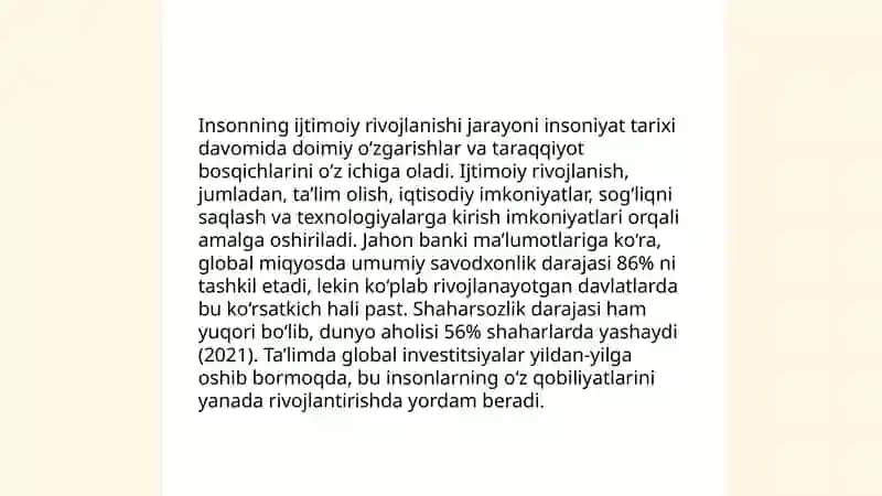 Insonni biologik va ijtimoiy rivojlanishi 4