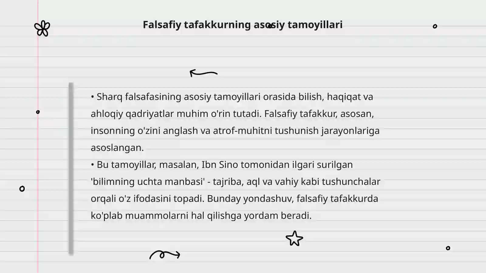 Falsafiy tafakkur taraqqiyoti bosqichlari. Sharq falsafasi 4