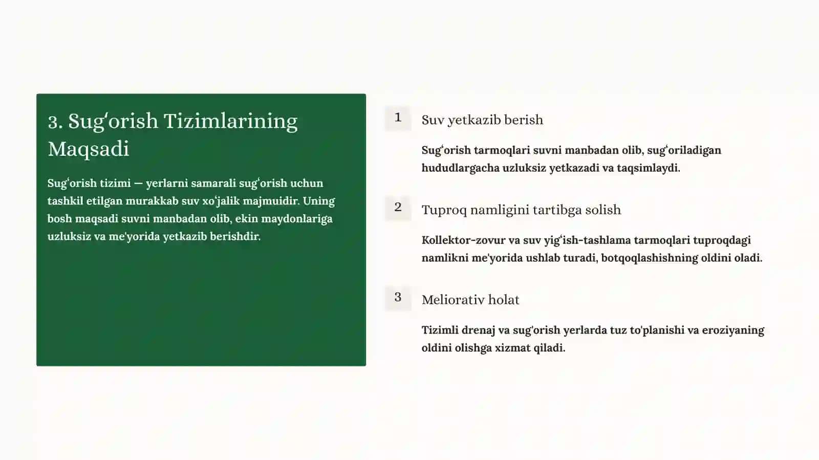Sugʻorish Tizimlaridan Foydalanish: Fan, Maqsad va Amaliy Ahamiyat 4