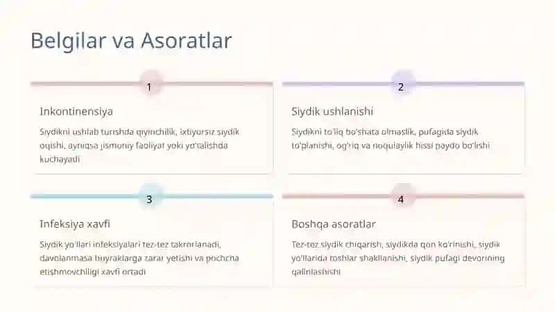 Neyrogen Siydik Pufagi: Tashxislash va Davolash 4