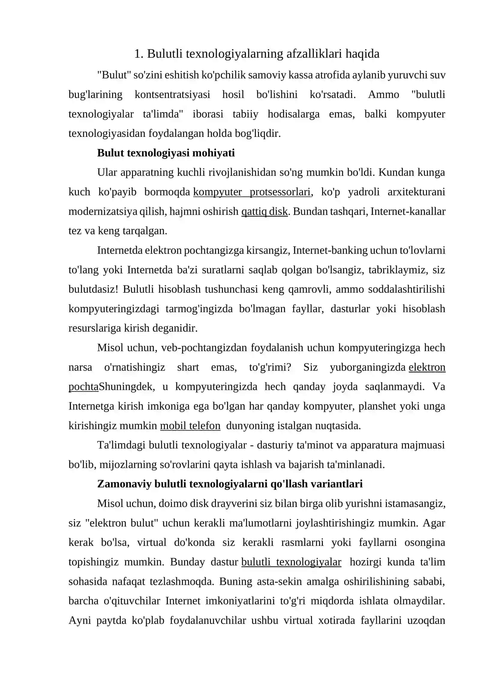 Bulutli texnologiyalar bilan ishlash bo’yicha amaliy qo’llanma 4