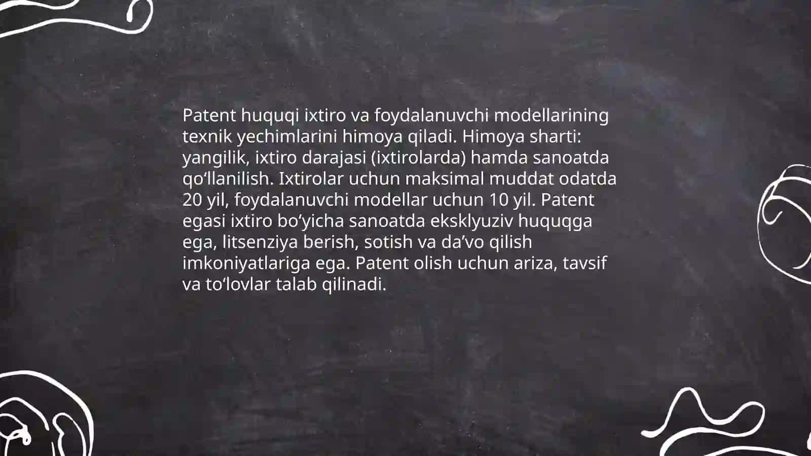 Intelektual mulk huquqi 4