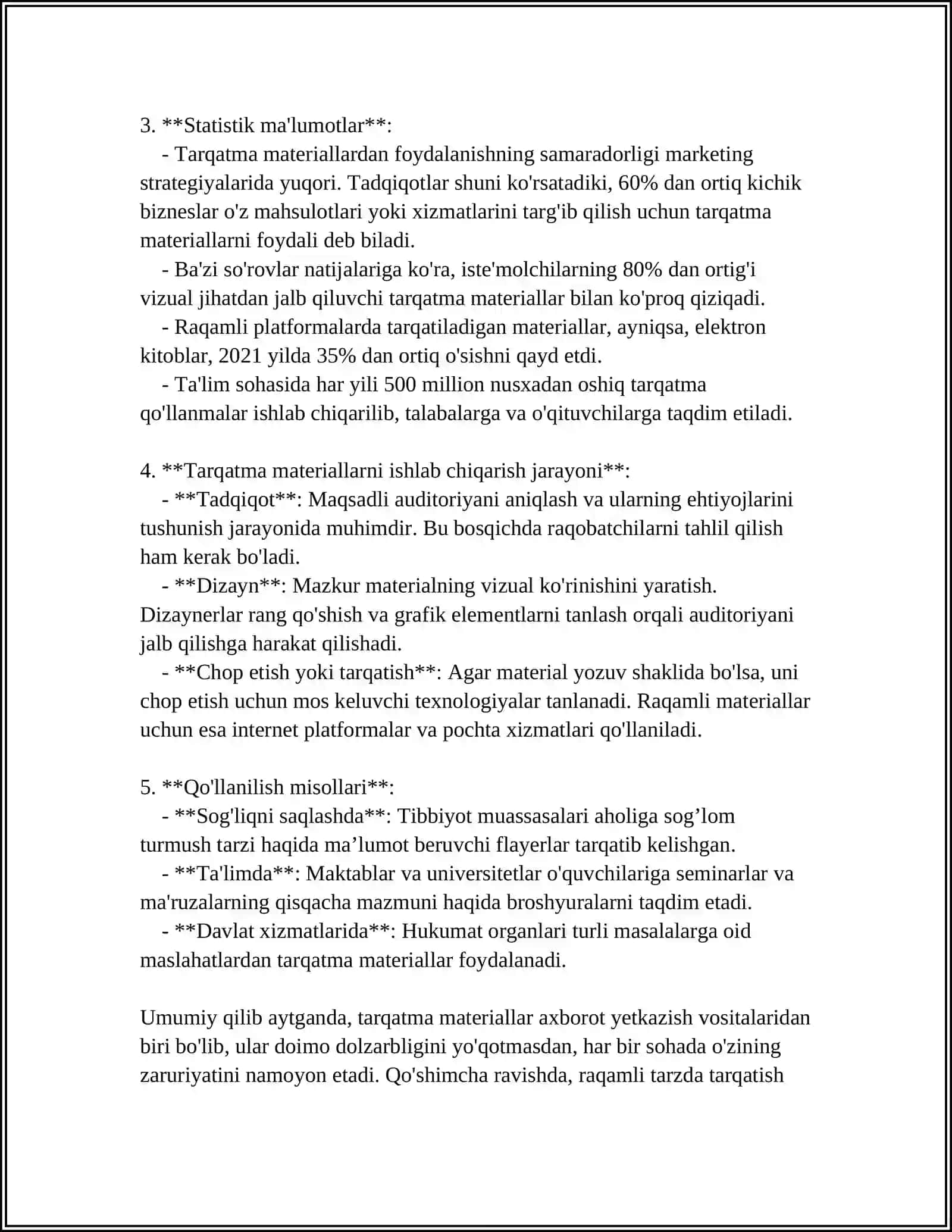 SINF MATEMATIKA DARSLARIDA TARQATMA MATERIALLARDAN FOYDALANISH METODIKASI 4