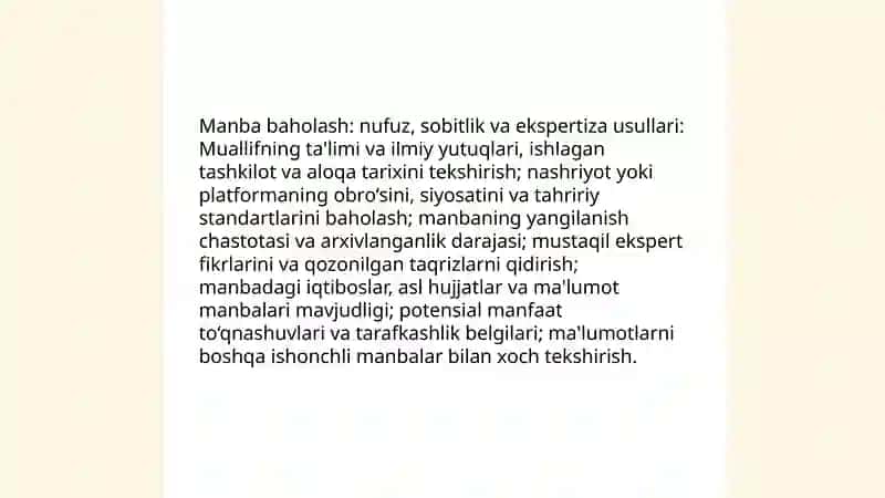 Axborotning ishonchliligi ca tekshirish usullari 4