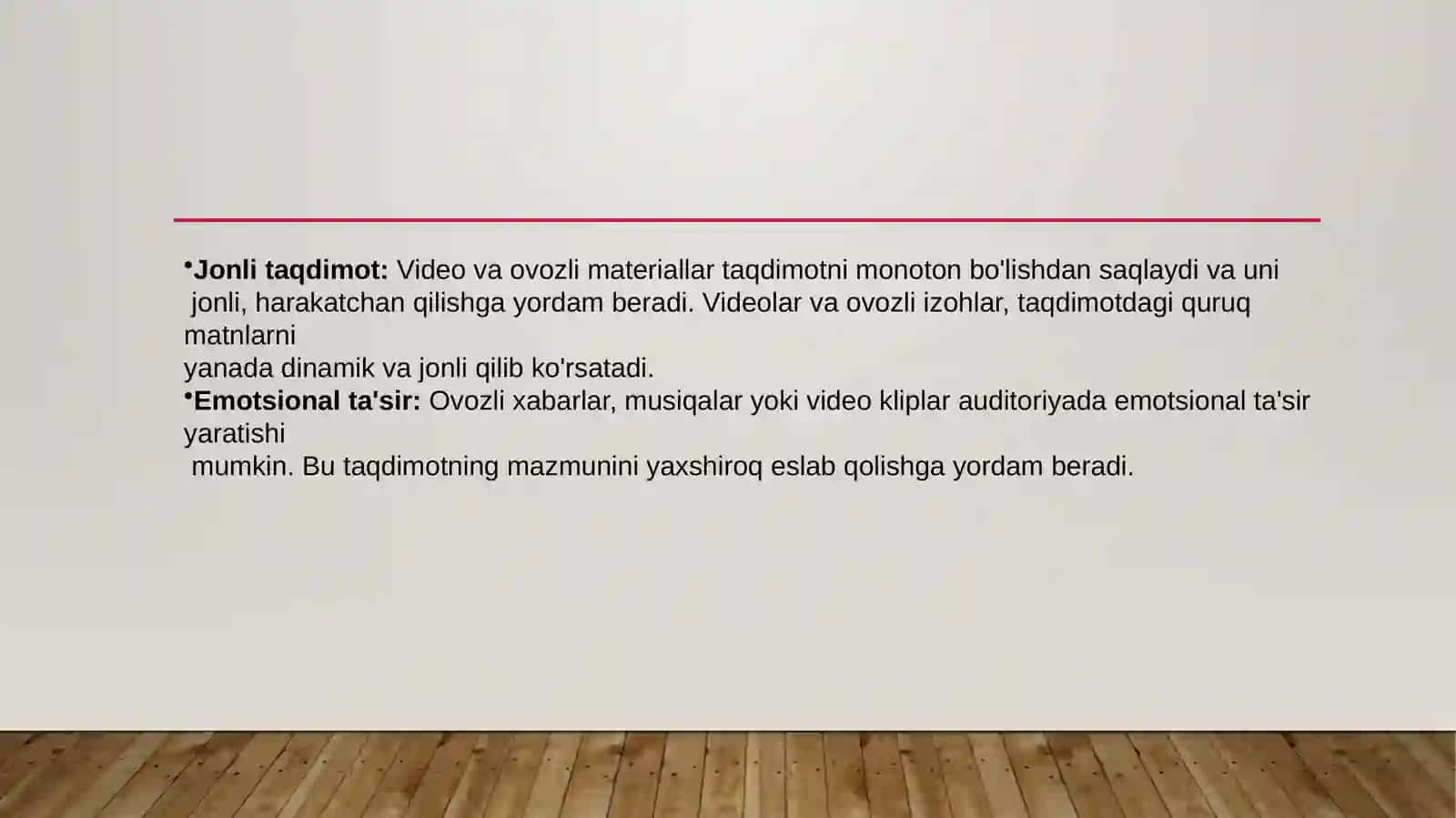 MS Powerpointda ovoz va video lavhalarga ishlov berish 4