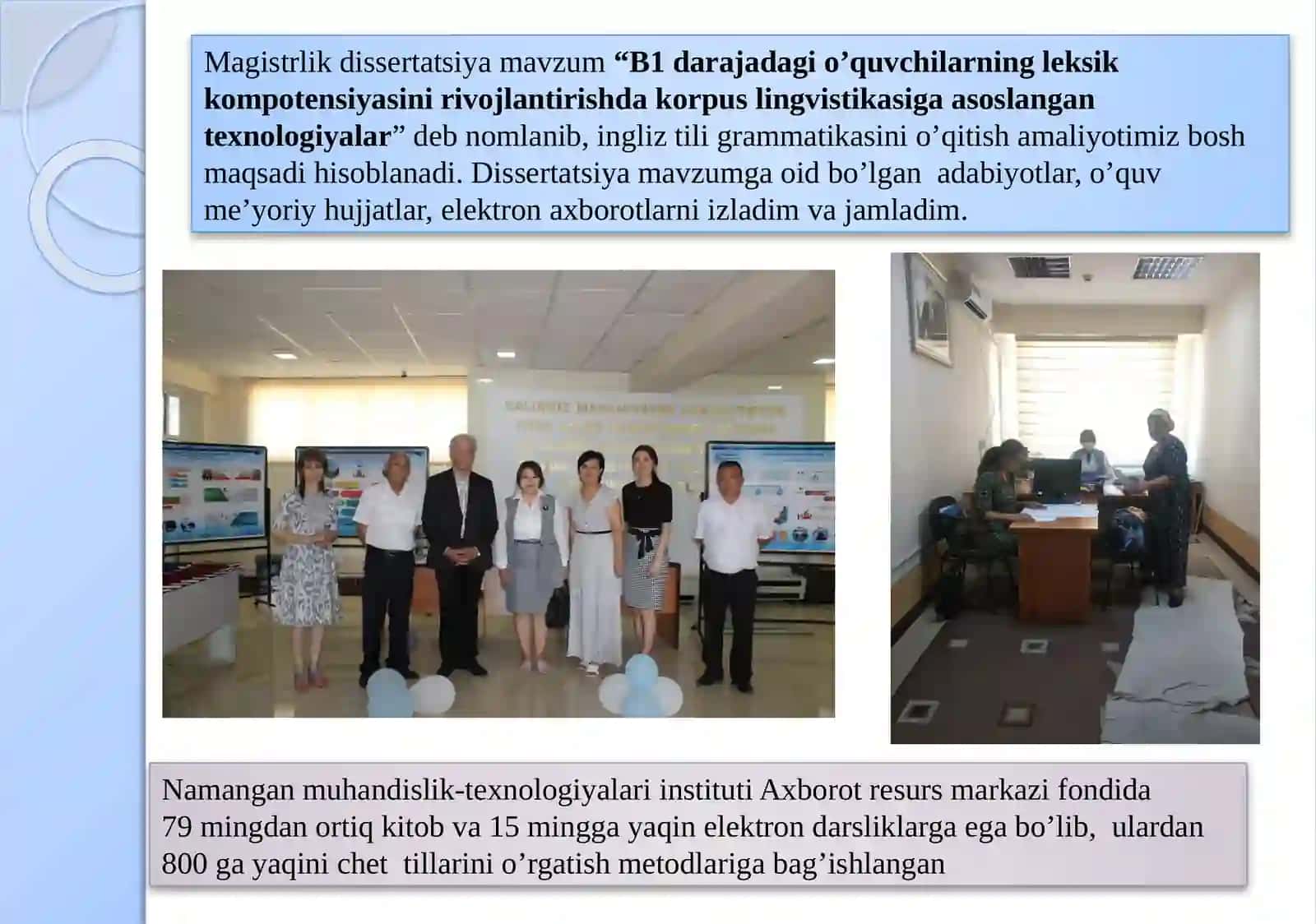 PEDAGOGIK AMALIYOTDA AMALGA OSHIRGAN ISHLAR YUZASIDAN TAQDIMOTI 4