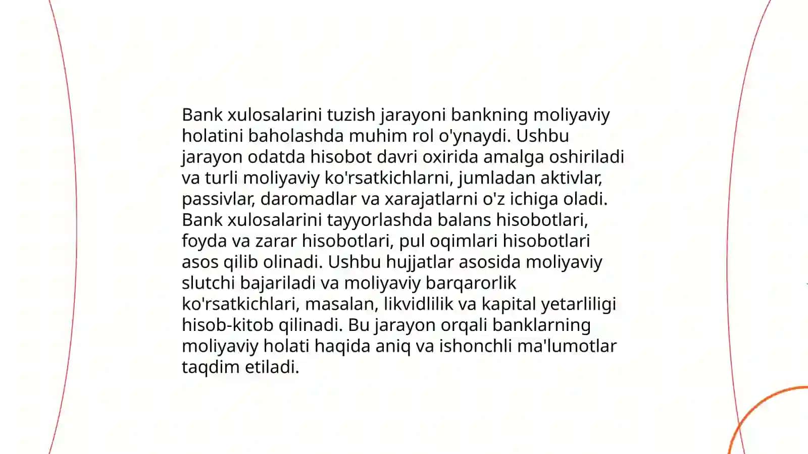 Tijorat banklarida xulosalar va hisobotlar auditi 4