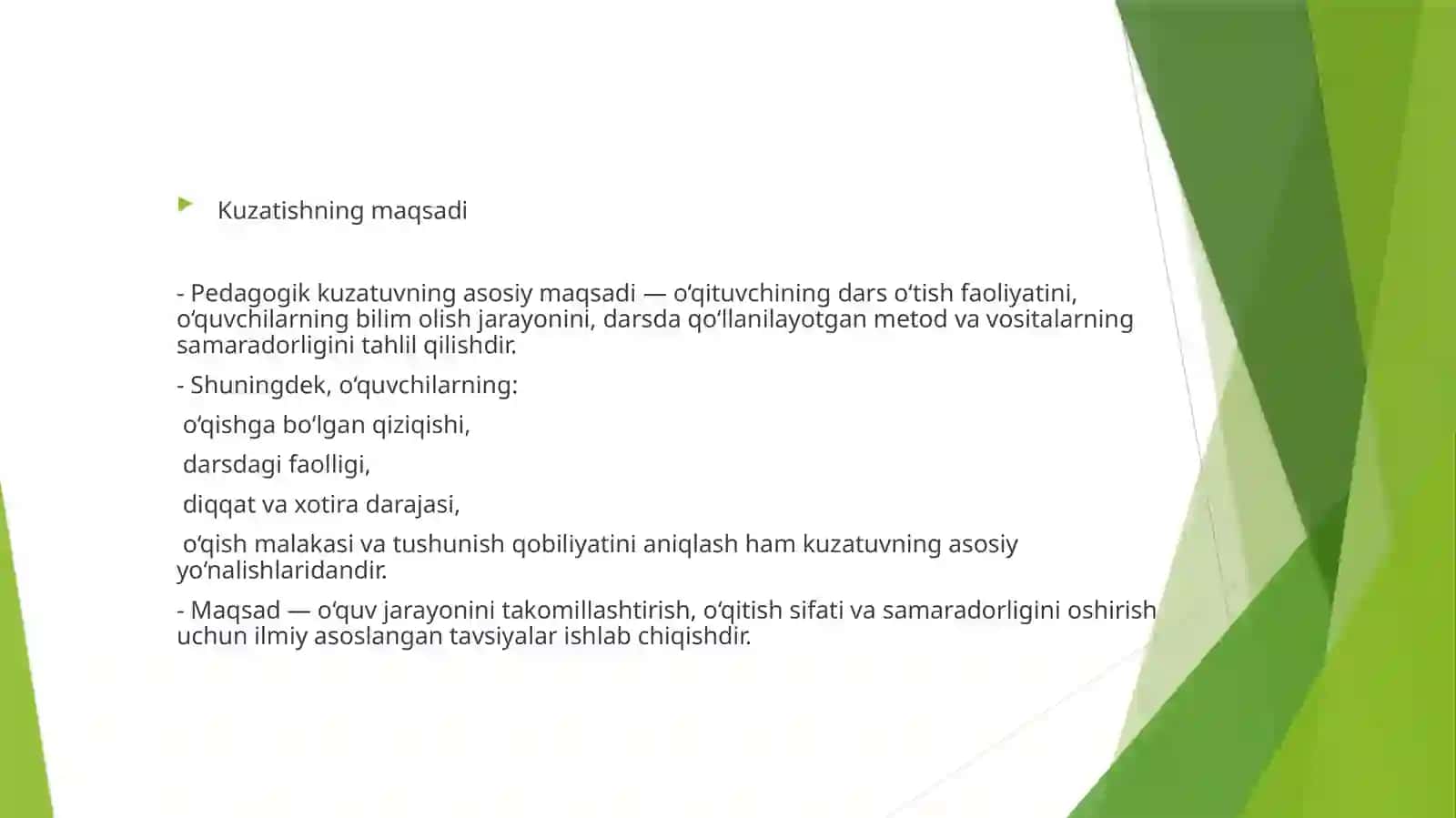 Yuqorisinflardao’qishdarslarinikuzatish 4
