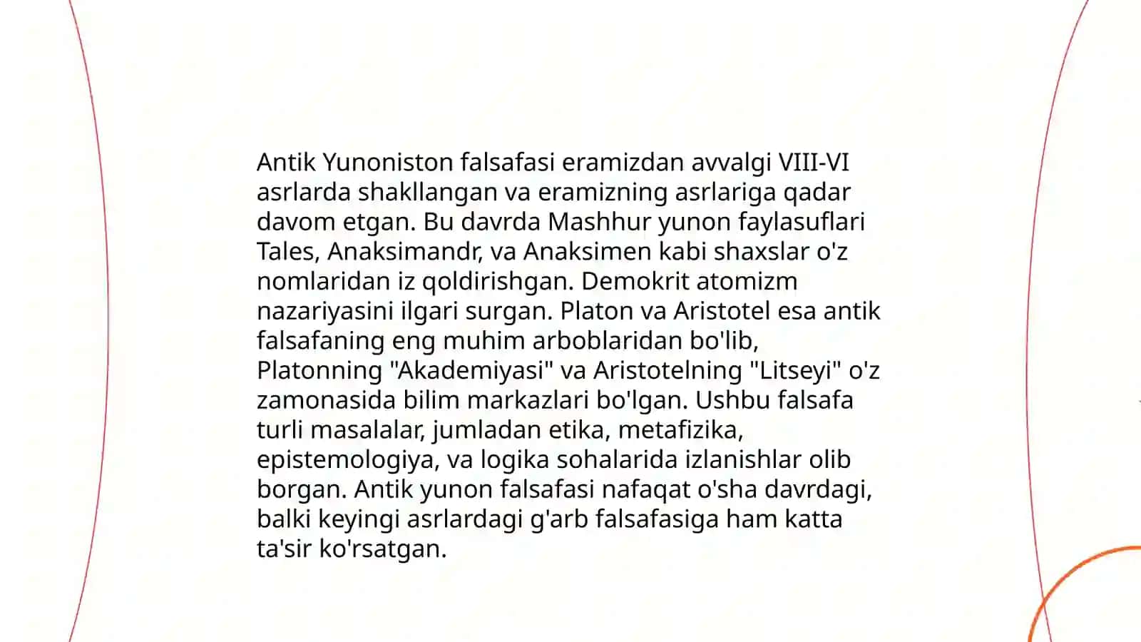 Yunoniston madaniyati va fani 4