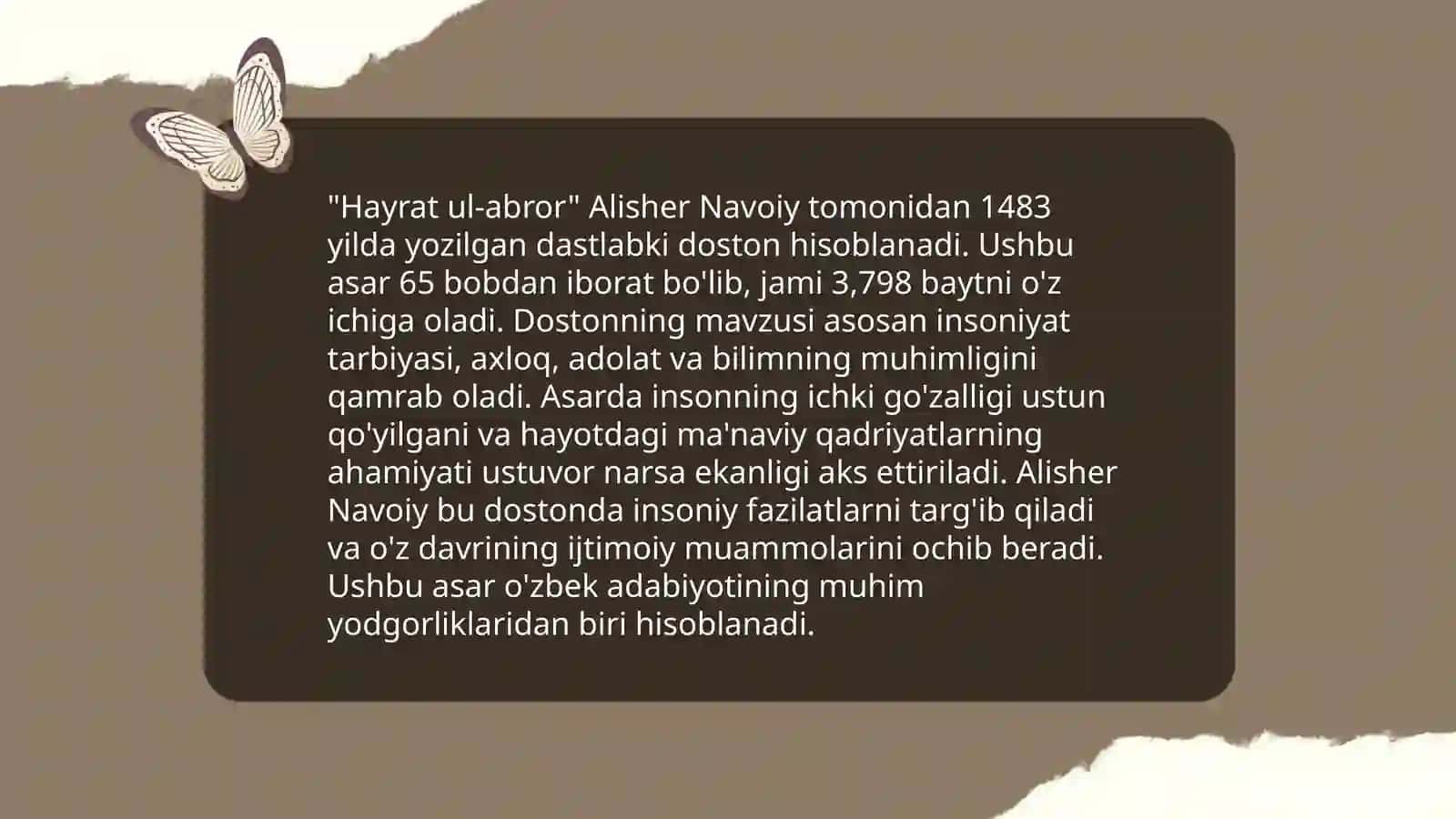 Hayrat ul-abror dostoni 4