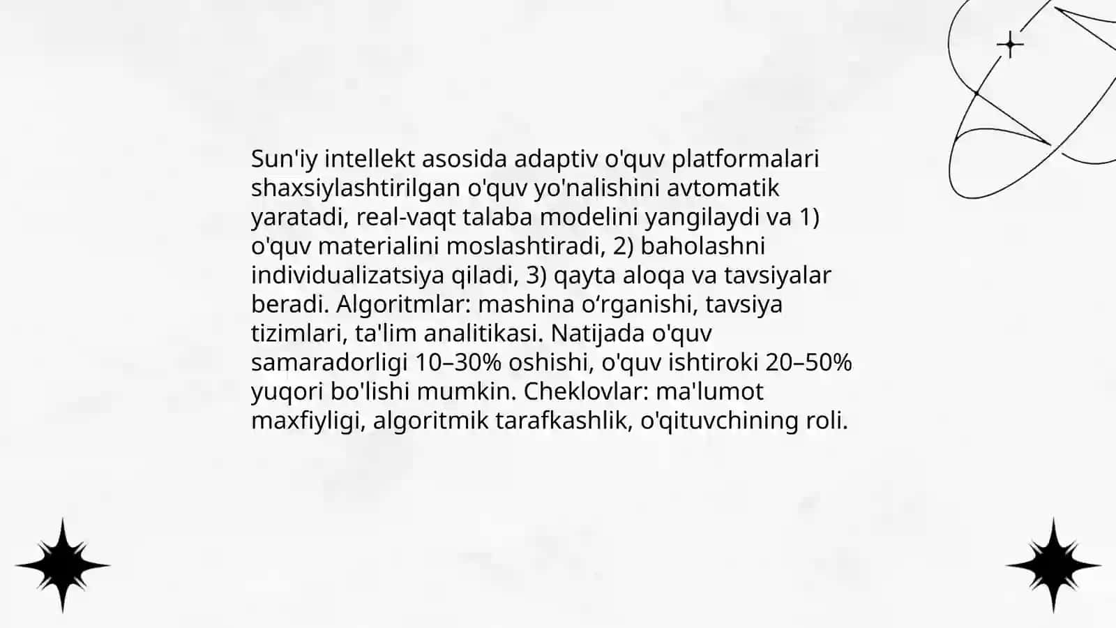 Sun'iy intellektning ta'limdagi o'rni 4