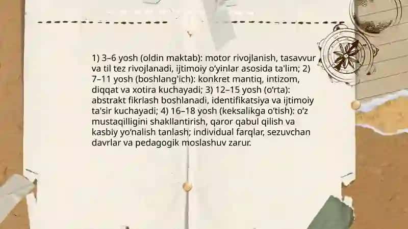 Ta’lim va tarbiya psixologiyasi 4