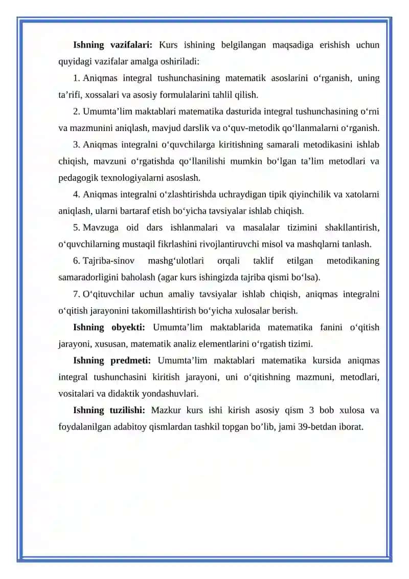 Integral tushunchasi 4