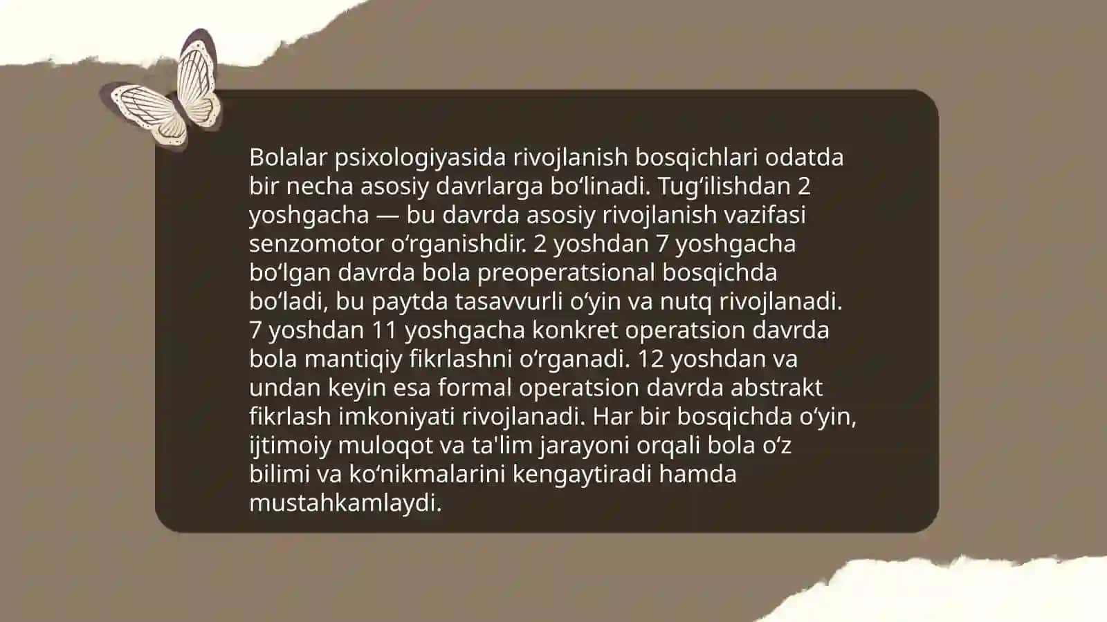 Bolalar psixologiyasi fanini oʻqitish metodikasiga kirish 4