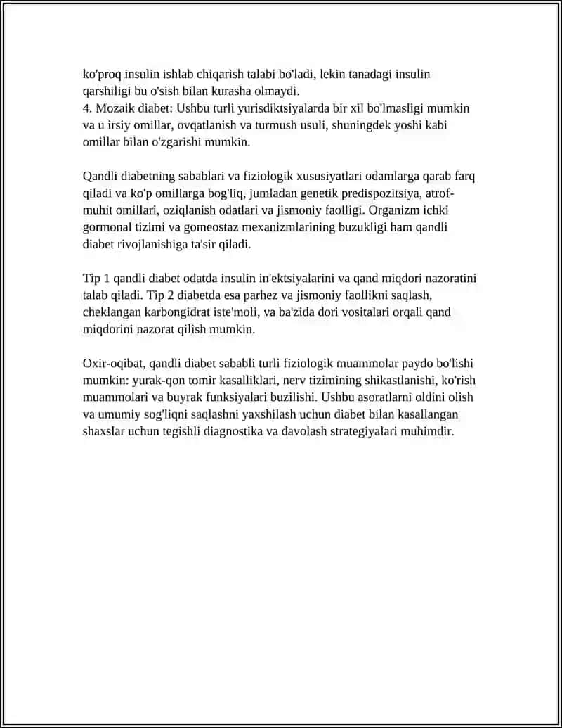 QANDLI DIABET TIPLARINING FIZIOLOGIK ASOSLARI 4