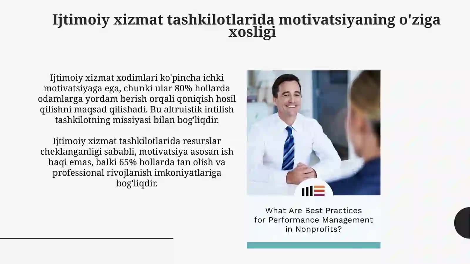 Motivatsiya nazariyasi va ijtimoiy xizmat 4