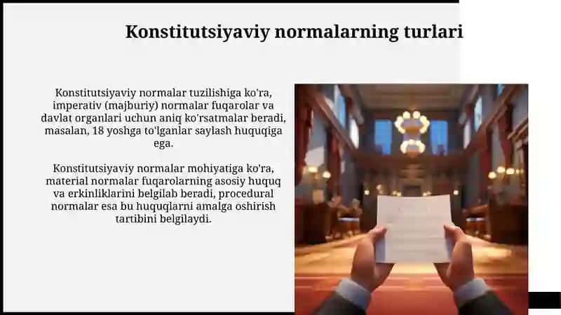 Konstitutsion normalar 4