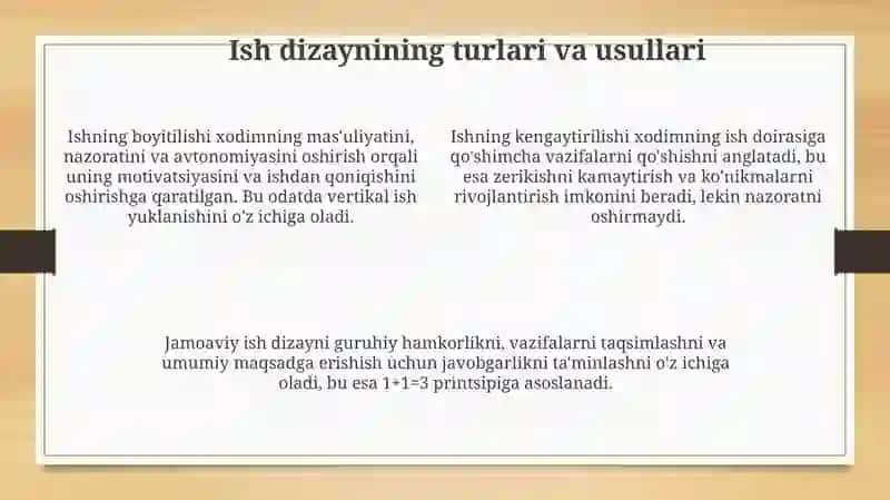 Ish orinlarini tahlil qlish va loyihalash yondashuvlari 4