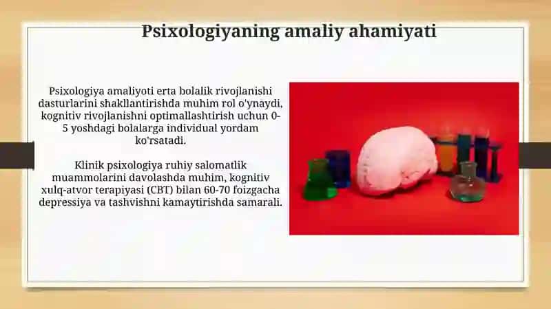 Psixologiyaning fanlar tizimida tutgan o'rni 4