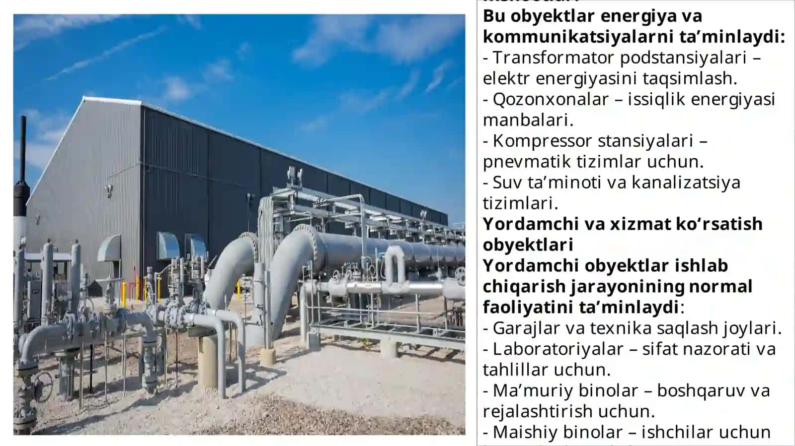 Karyerning ishlab chiqarish binolari va inshootlari loyihalash 4