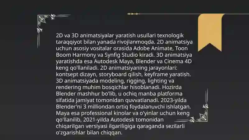 Animatsion dasturiy ta’minot turlari 4