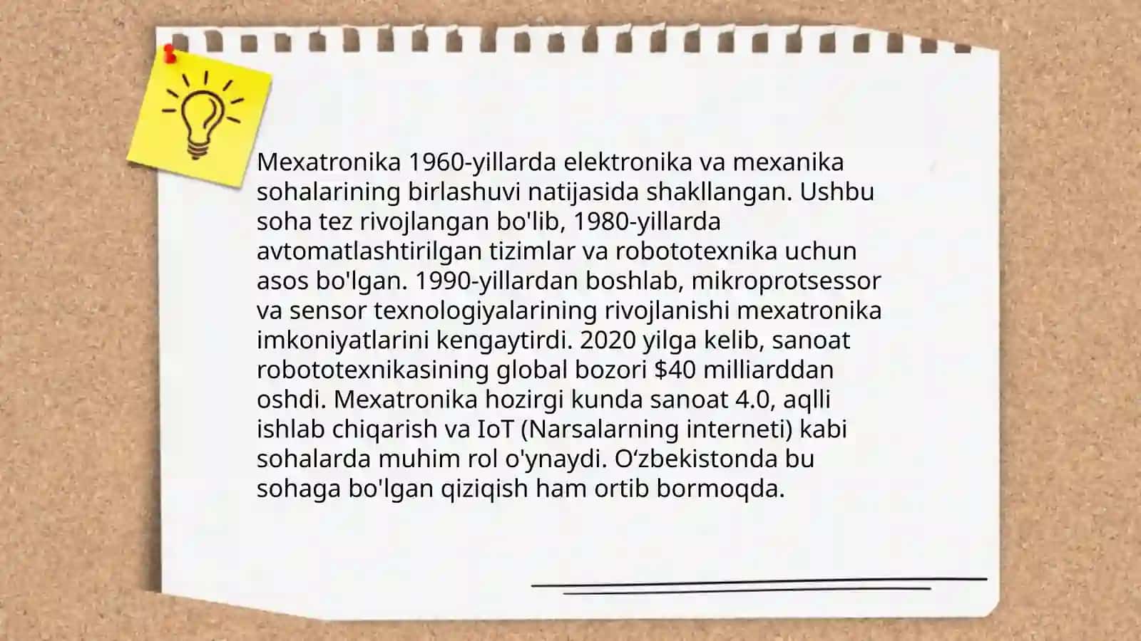 Mexatronika hozirgi zamon fan va texnologiyalar 4