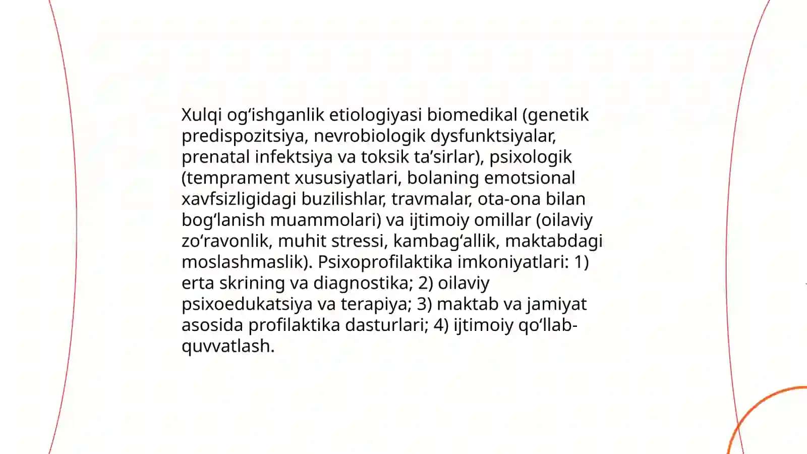 Xulqi oğishgan bolalar psixologiyasining psixogigenasi va psixoprofilaktikasi 4