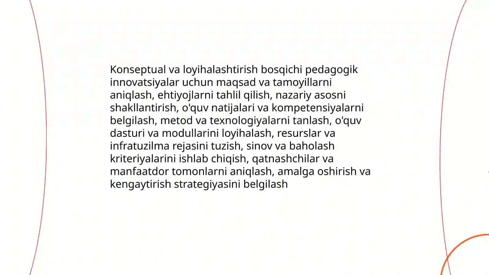 Innovatsion pedagogik texnalogiyalarning bosqichlar 4