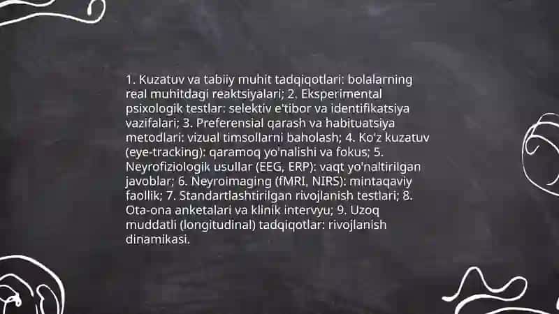 Repseptiv timsollarning tashkil topishi oʻrganish metodlari 4