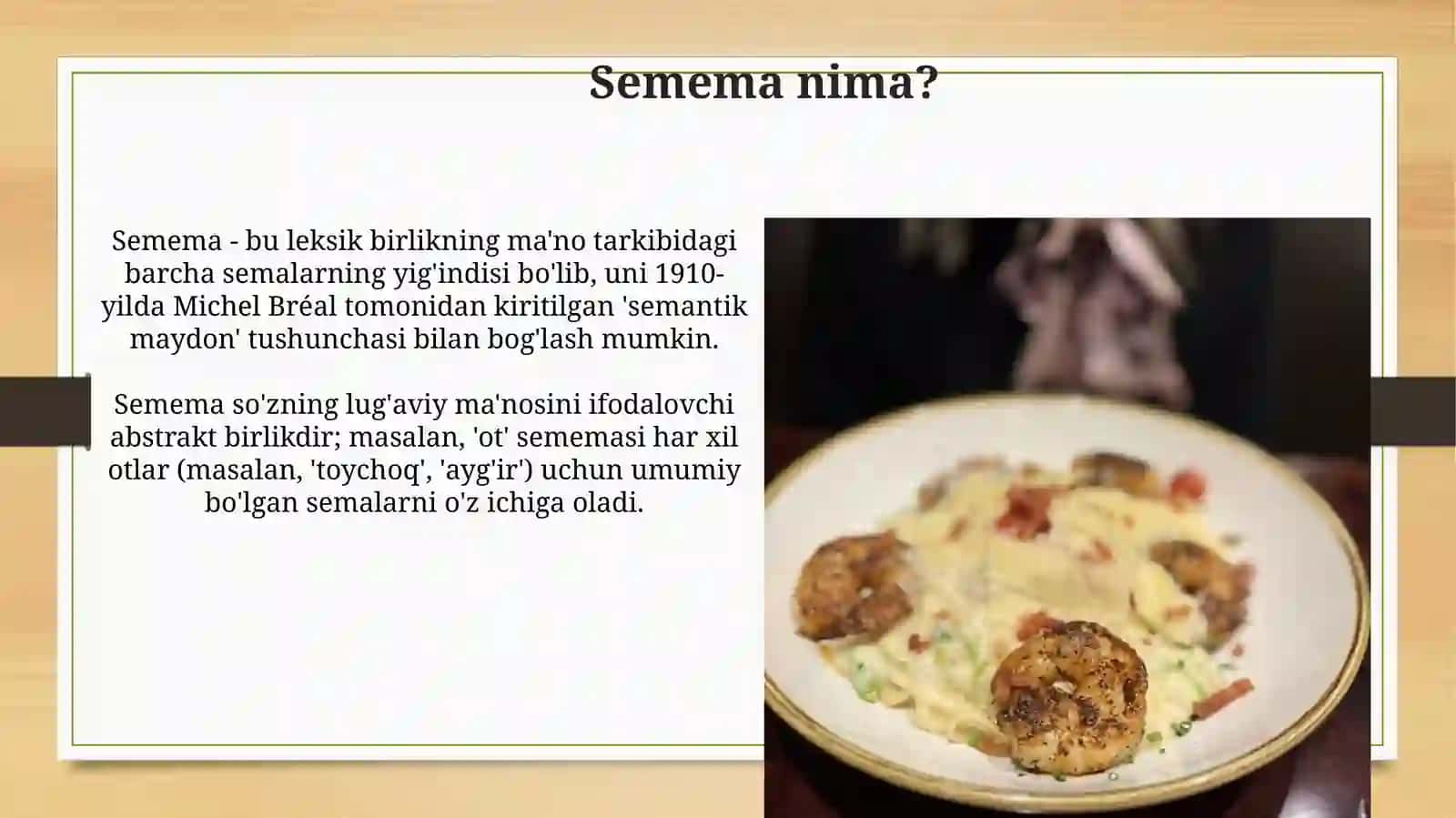 Semema va Nutqiy Ma'no, Sema va Uning Turlari Bo'yicha Mashqlar 4
