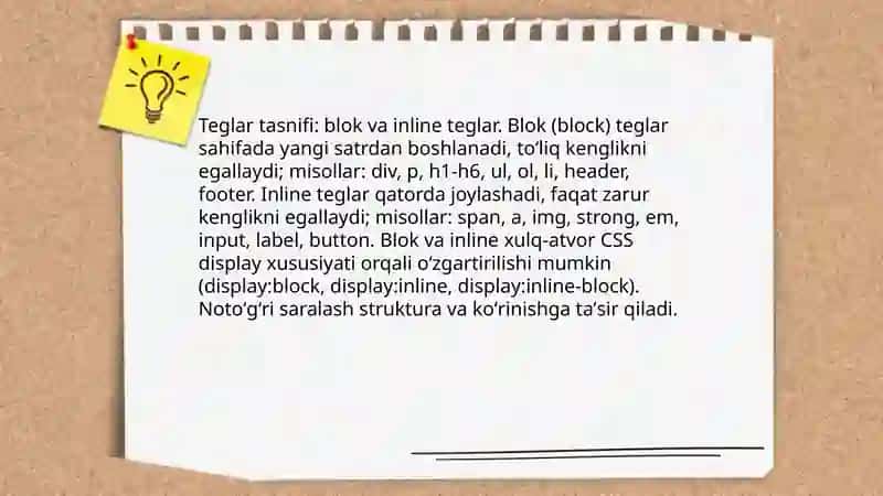 Html tili 4