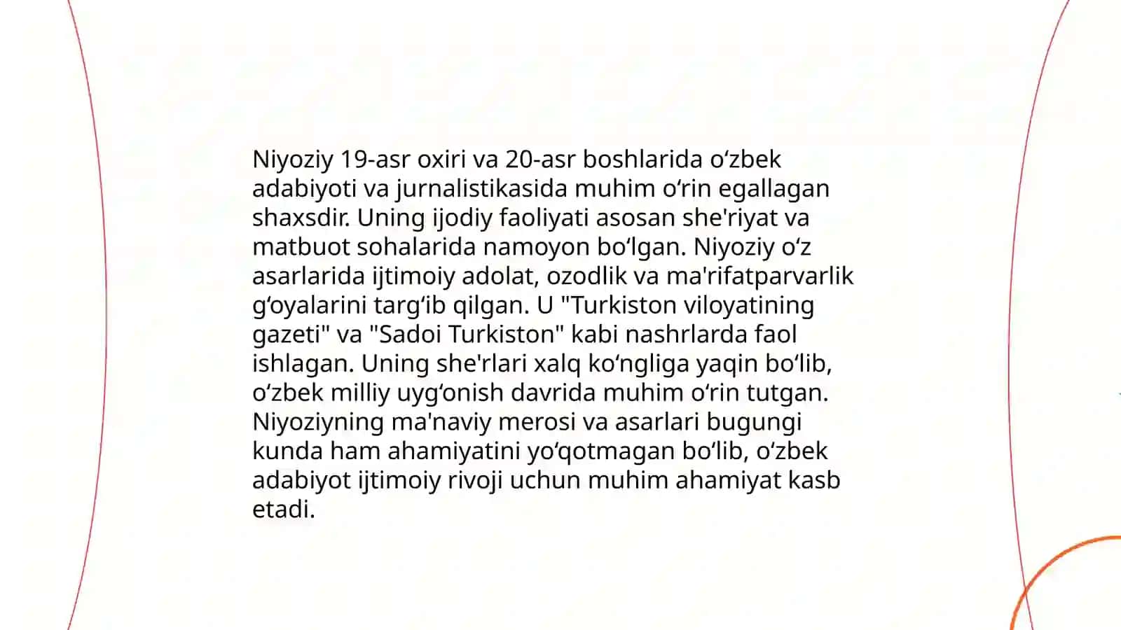 Hamza Hakimzoda Niyoziy haqida prezentatsiya 4
