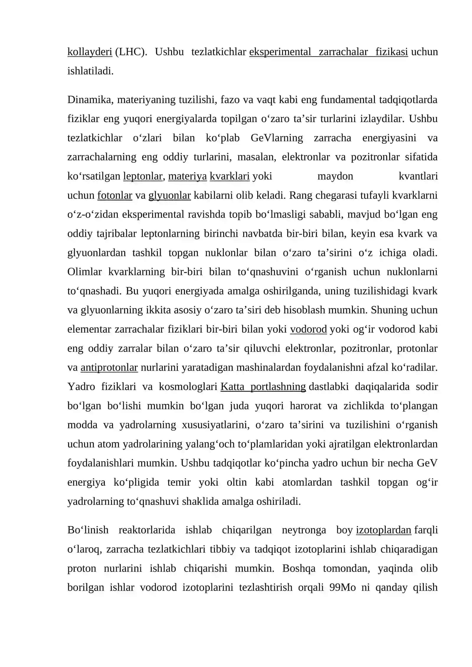 Tezlatkichlar, ularning turlari, ishlatilishi 4