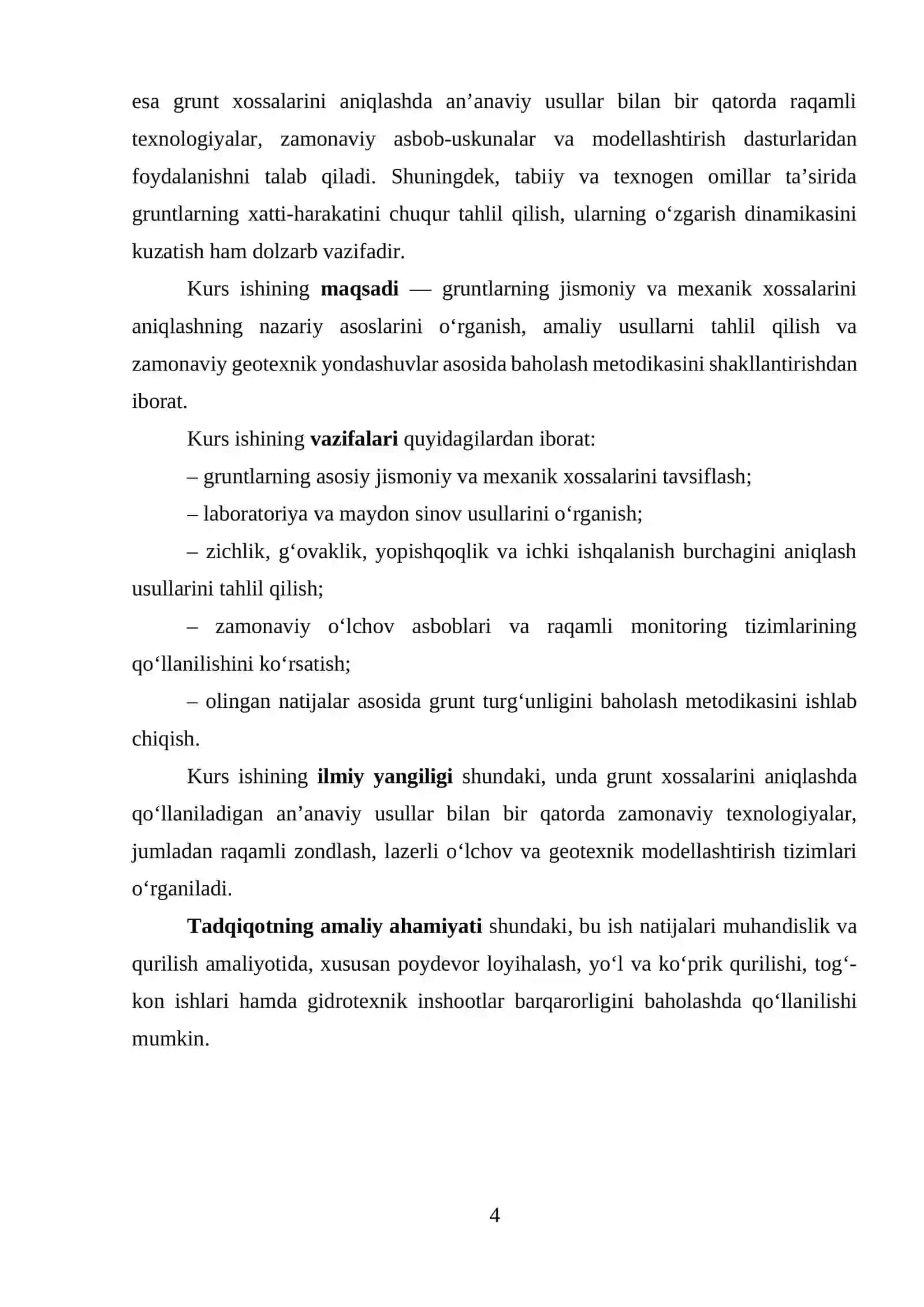 Gruntlarning jismoniy-mexanik xossalarini aniqlash usullari 4