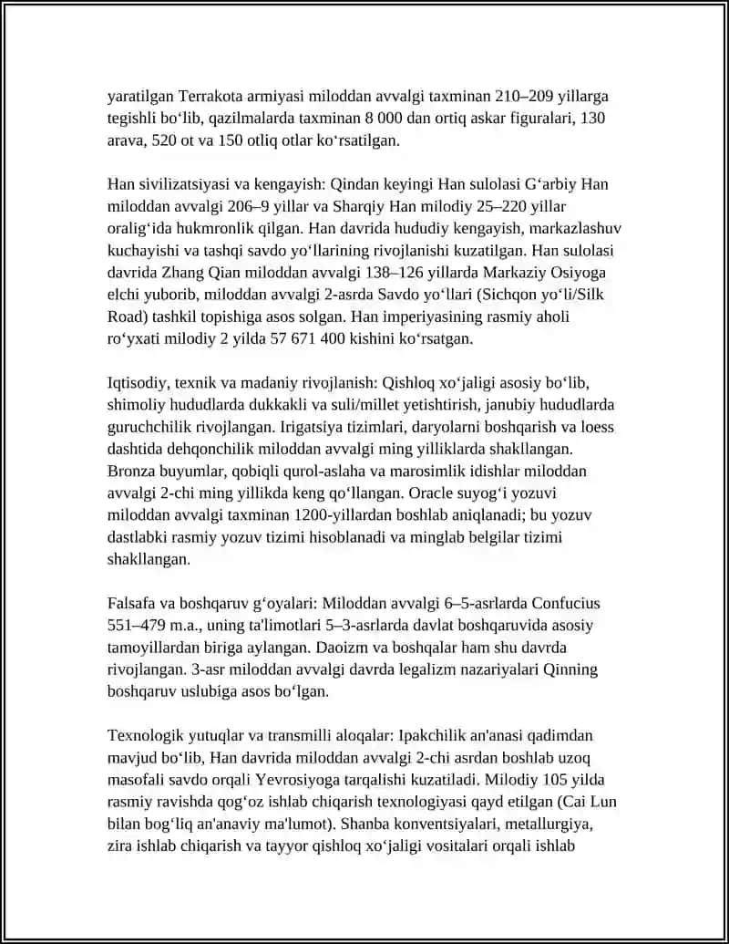 Jahon tarixi referat 4