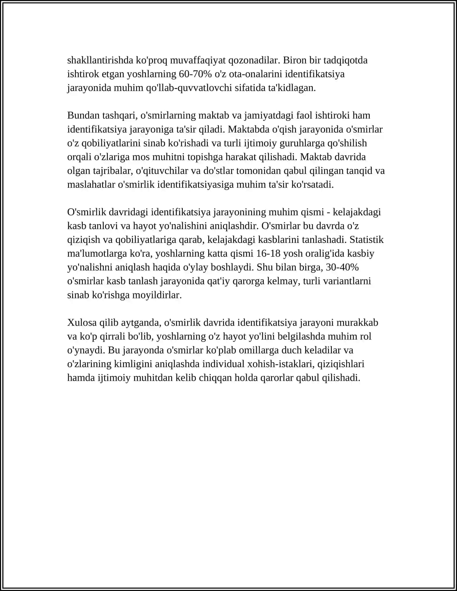 O'smirlik Davrida Psixik Rivojlanish Xususiyatlari 4