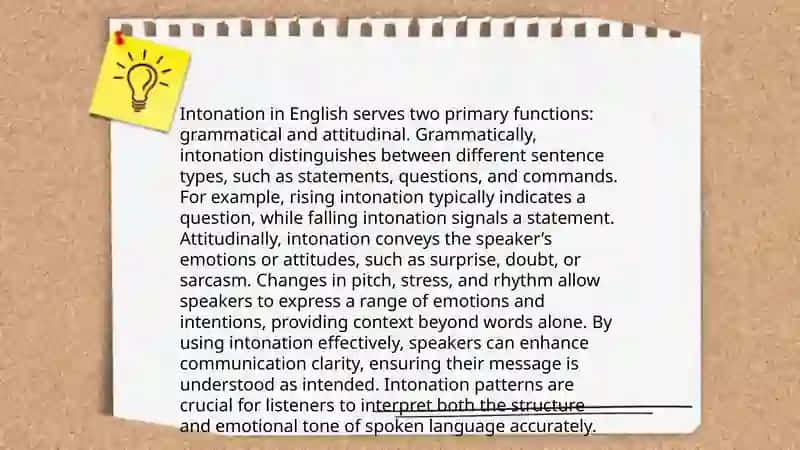 Intonation 4