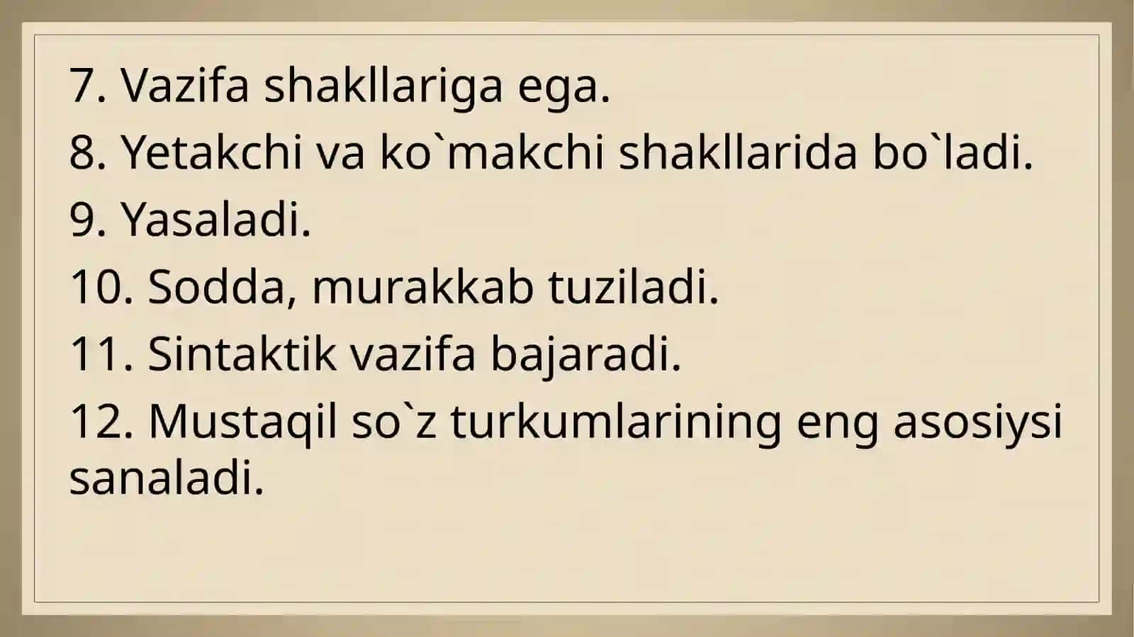Fe’lning ma’no turlari 4
