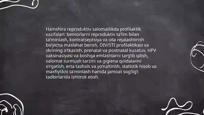 Reproduktiv salomatlikning valeologik tamoyillari 4