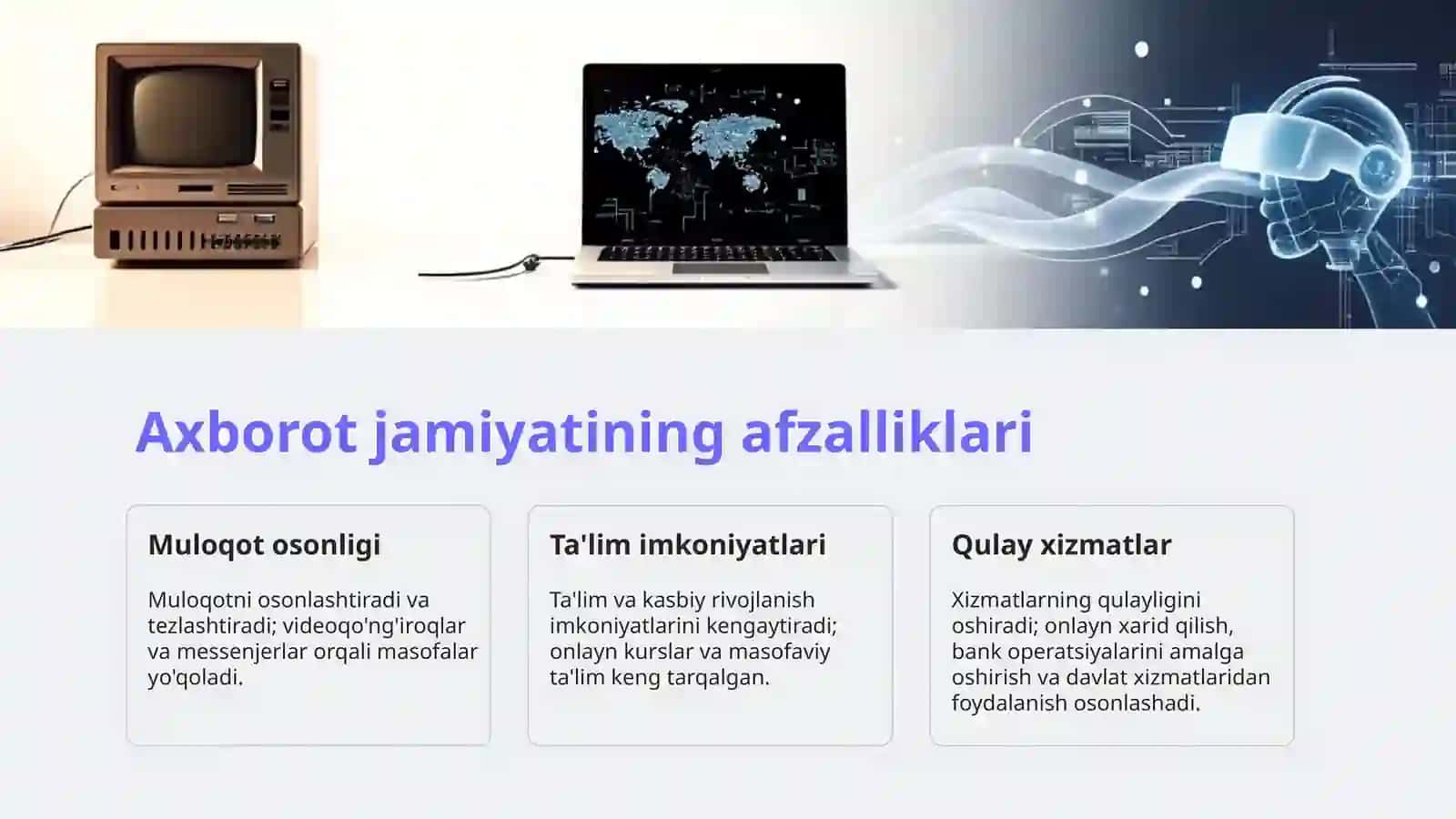 Axborot jamiyati istiqbollari 4