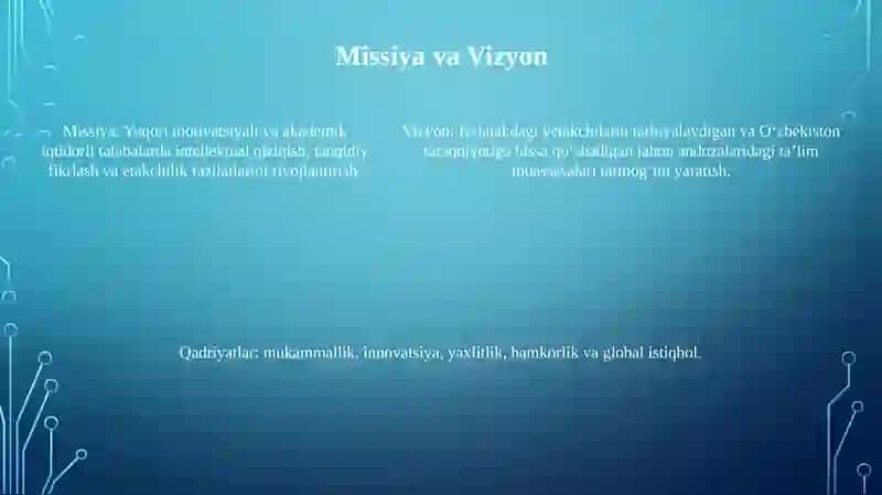 O'Zbekistonda Prezident Maktablari 4