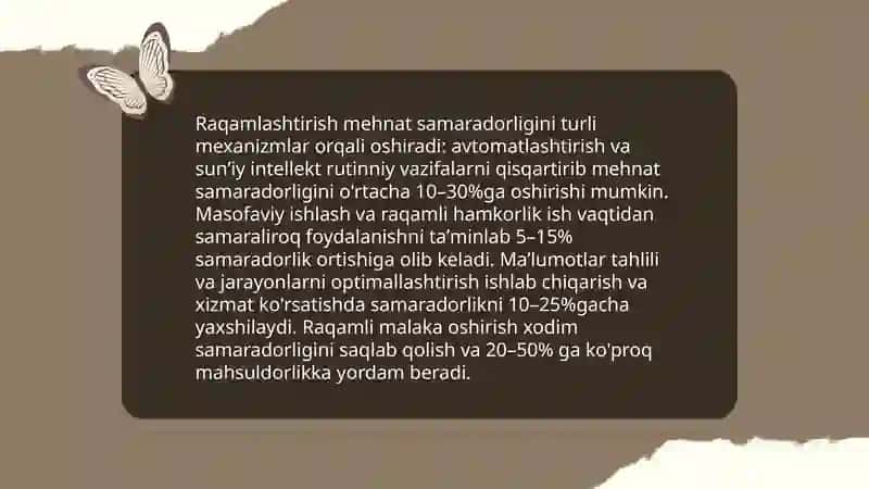 Texnologik innovatsiyalar va yalpi ichki mahsulot (YaIM) oʻsishi 4