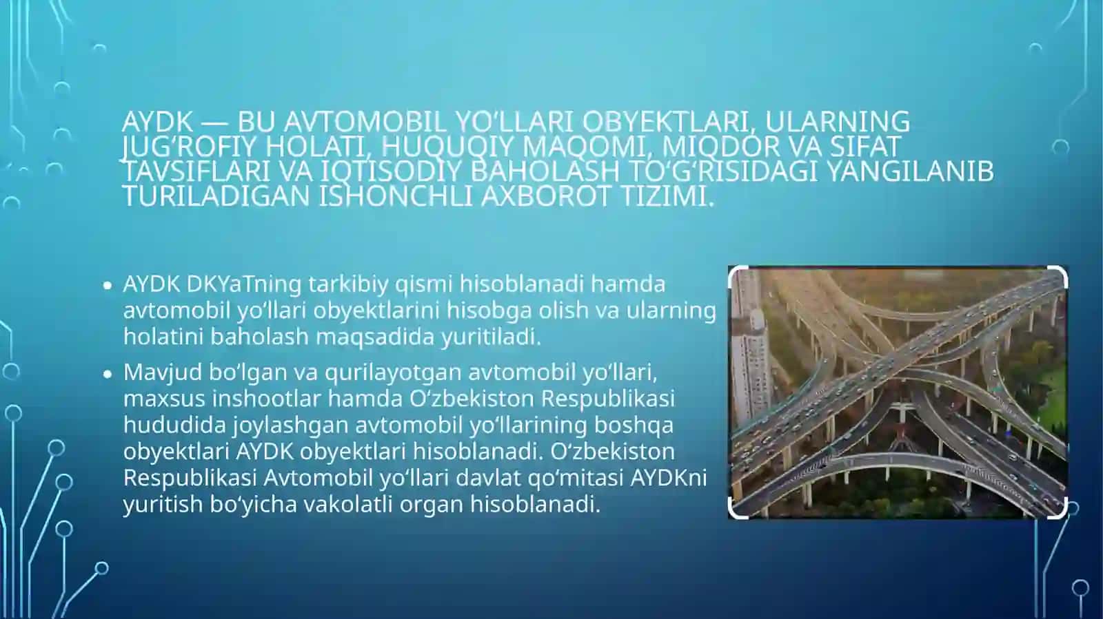 AVTOMOBIL YO'LLARI DAVLAT KADASTRI 4