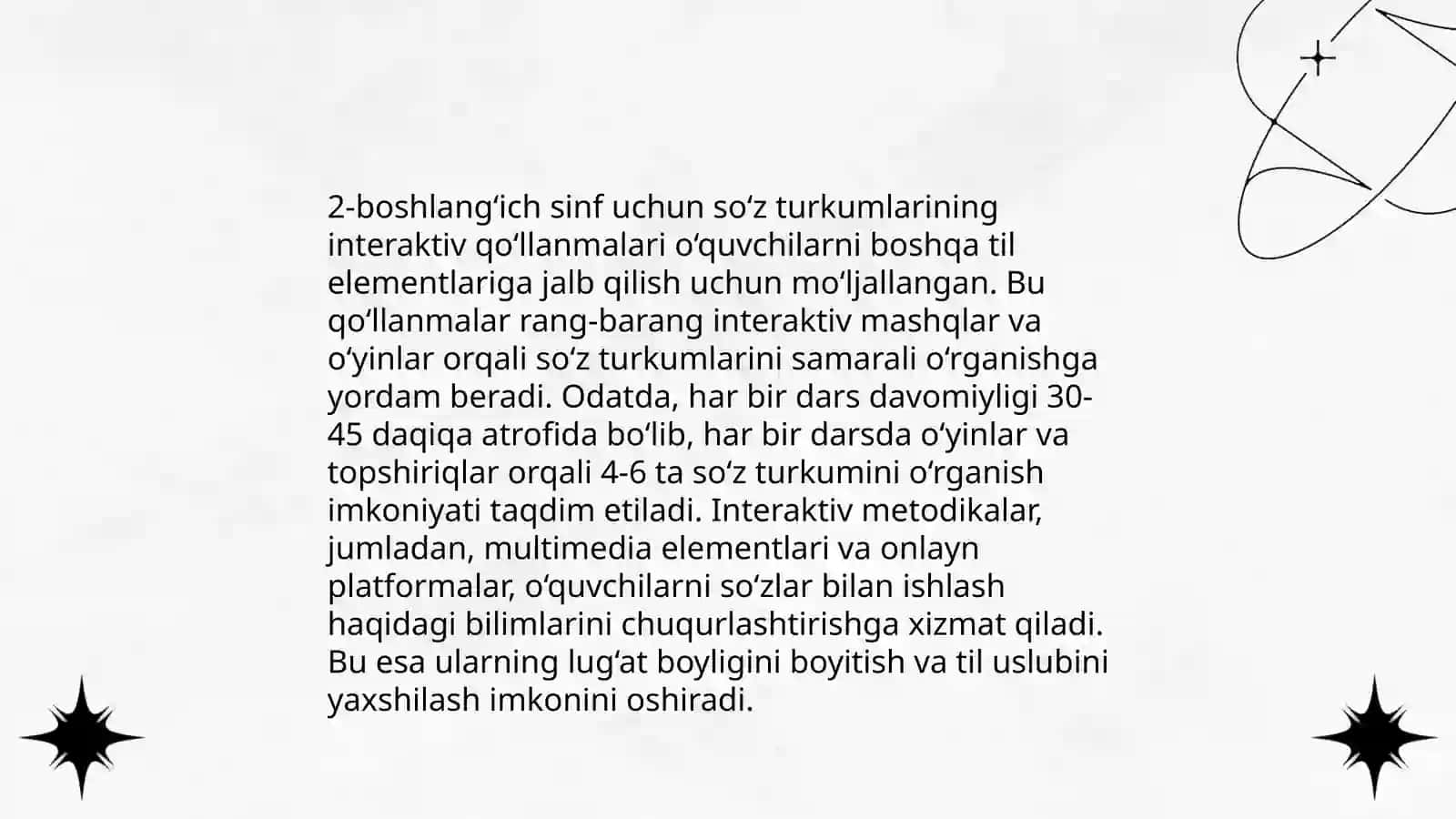 Internetdan boshlang‘ich sinfda so‘z turkumlarini o‘rganishga oid ma‘lumotlarni yig‘ish 4
