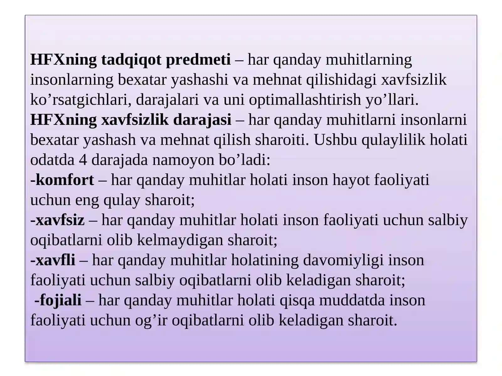 Hayotfaoliyatixavfsizligining mahsuloti 4