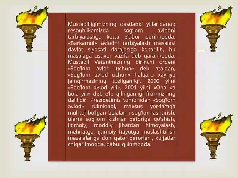 HARAKAT-TAYANCH A’ZOLARI JAROXATLANGAN BOLALAR. TA’LIM TARBIYASI 4