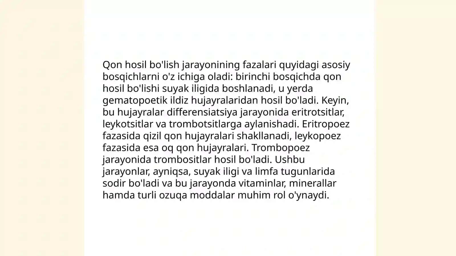 Gemopoez fiziologiyasi 4