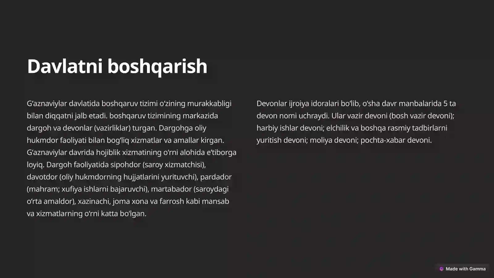 G‘aznaviylar va Saljuqiylar davlati. G‘aznaviylar va Saljuqiylarning Xorazmbilan siyosiy munosabatlari. Xorazmshoh – Anushteginiylar davlati 4