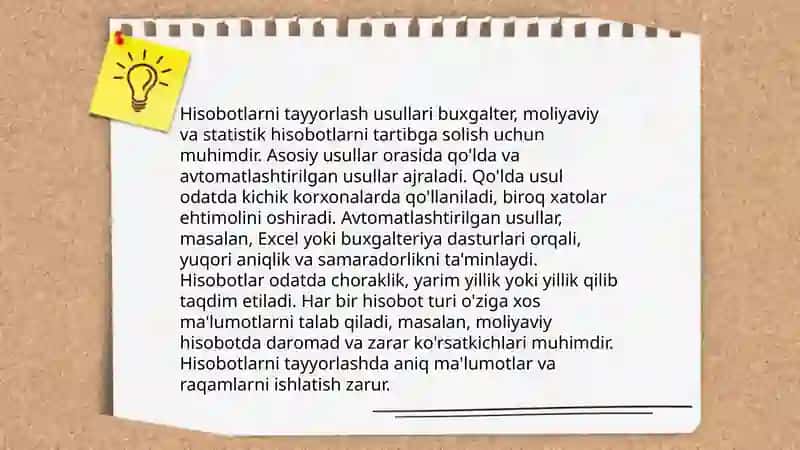 Hisobot hujjati 4